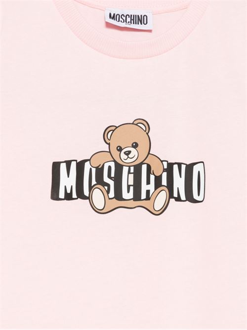 T-shirt unisex Moschino Kid Teen rosa MOSCHINO KID-TEEN | HZM058LAA0350209